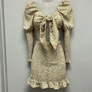 Love Tree NISCHA Floral Print 2 Piece Set Size Small